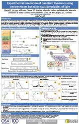 Experimental simulation of quantum dynamics using environments based on spatial variables of light