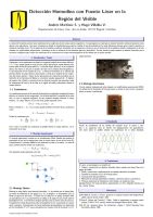 Caracterización de Detector Homodino con Fuente Láser en la Región del Visible