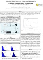 Montaje y Caracterización de Láser de Diodo Semiconductor en configuración LittrowConstrucción de una Fuente de Luz Pseudo-Térmica y Medición de la Función de Correlación Temporal de Segundo Orden