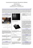 Caracterización de Materiales Piezoeléctricos Mediante Interferometría